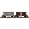 Aare Valley Models/Hobbytrain N DBB Materialwagen-Set K2/Gklm, 2-tlg.