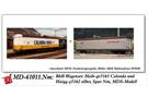 AB-Modell/MDS Nm RhB Schiebewandwagen-Set Haik-qv 5161 Calanda und Haiqq 5162, 2-tlg.