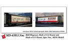 AB-Modell/MDS Nm RhB Schiebewandwagen-Set Haik-v 5132/5133 Kuoni, 2-tlg.