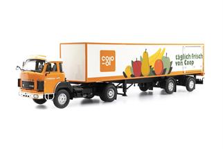 ACE 1:43 Saurer D290B Frontlenker Sattelzug, Coop *AUF BESTELLUNG*