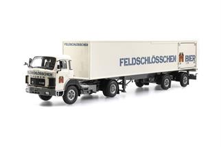 ACE 1:43 Saurer D330B Frontlenker Sattelzug, Feldschlösschen *AUF BESTELLUNG*