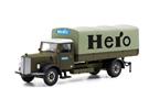 ACE H0 Saurer S4C Pritsche-Plane, Hero - Lenzburg