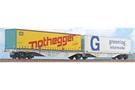 ACME H0 AAE Doppel-Containertragwagen Sggmrss 90', Nothegger/Greenlog, Ep. V-VI