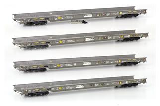 ACME H0 (AC) RAlpin Wagenset Rollende Landstrasse Saadkms, Ep. VI, 4-tlg. (Sonderserie Schweiz)