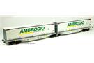 Acme H0 Ambrogio Doppel-Containerwagen Sggmrss ’90 *AVK* *werkseitig ausverkauft*