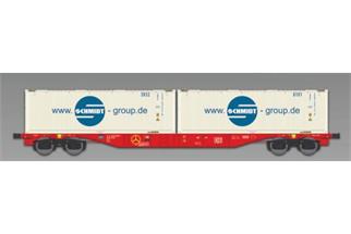 ACME H0 Cemat Containerwagen Sgns Schmidt