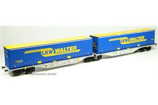 ACME H0 Cemat Doppel-Containerwagen Sggmrss ’90 LKW Walter *werkseitig ausverkauft*