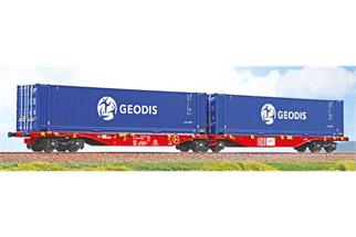 ACME H0 DB Cargo Polska Container-Doppeltragwagen Sggmrss, GEODIS, Ep. VI