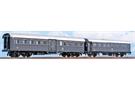 ACME H0 FS Reisezugwagen-Set Treno Navetta, schiefergrau, Ep. IV, 2-tlg.