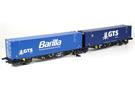 ACME H0 GTS Doppel-Containertragwagen Sggmrss ‘90, Barilla/GTS, Ep. VI *werkseitig ausverkauft*