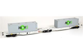 ACME H0 Hupac Doppel-Containertragwagen Sggmrss ’90, MOVE, Ep. VI (Sonderserie Schweiz) *werkseitig ausverkauft*