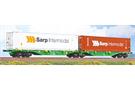 ACME H0 MFD Rail Container-Doppeltragwagen Sggmrss, Sarp Intermodal, Ep. VI