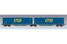 ACME H0 MFD Rail Doppel-Containertragwagen Sggmrss 90', EMB, Ep. V-VI