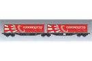 ACME H0 PKP Cargo Doppel-Containertragwagen Sggmrss 90', Codognotto, Ep. V-VI