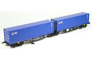 ACME H0 PKP Doppel-Containerwagen Sggrss 80' CRCT, 2. Betriebsnummer *werkseitig ausverkauft*