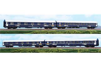 ACME H0 SNCB Schlafwagen-Set MU, Railtour/TEN blau, Ep. IV, 2-tlg.