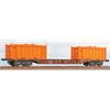 ACME H0 Touax Containertragwagen Sgns, Dinazzano Po, Ep. V-VI