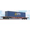 ACME H0 Touax Containertragwagen Sgnss, GTS, Ep. V-VI