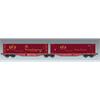 ACME H0 Touax Doppel-Containertragwagen Sggmrss, ECS, Ep. V-VI