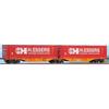 ACME H0 Wascosa Doppel-Containertragwagen Sggmrss 90', H.Essers, Ep. V-VI