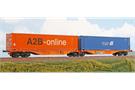 ACME H0 Wascosa Doppel-Containertragwagen Sggmrss, A2B-online/ContainerLeasing45, Ep. V-VI