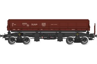 Albert Modell H0 CSD Seitenkippwagen Ua, braun, Ep. IV