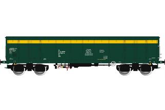 Albert Modell H0 DB Schenker Rail Polska Hochbordwagen Eas, grün/gelb, Ep. VI *werkseitig ausverkauft*