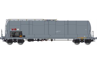 Albert Modell H0 DR Kesselwagen Zas, grau, Ep. IV
