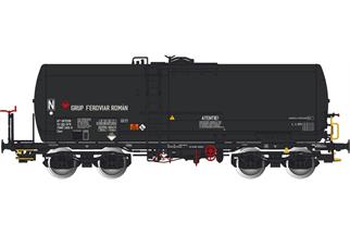 Albert Modell H0 Grup Feroviar Roman Kesselwagen Zaes, schwarz, Ep. VI *komplett vorreserviert*