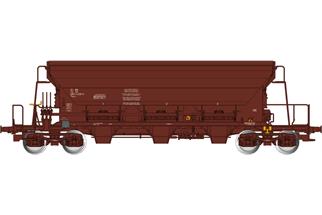 Albert Modell H0 JZ Schüttgutwagen Tads-z, braun, Ep. IV