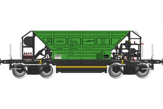 Albert Modell H0 Majkoltrans Selbstentladewagen Faccpp, grün, Ep. VI