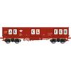 Albert Modell H0 MAV Hochbordwagen Eas, ALCUFER, rot, Ep. V