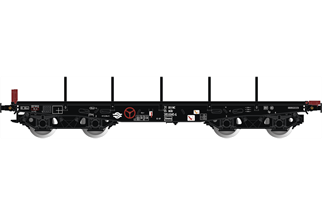 Albert Modell H0 MAV Schwerlastwagen Rmms, schwarz, Ep. IV *werkseitig ausverkauft*
