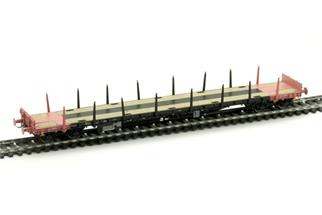 Albert Modell H0 NACCO Rungenwagen Rs, schwarz/rosa, Ep. VI *komplett vorreserviert*