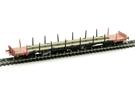 Albert Modell H0 NACCO Rungenwagen Rs, schwarz/rosa, Ep. VI *komplett vorreserviert*