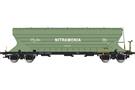 Albert Modell H0 Nitramonia Schüttgutwagen Uagps, grün, Ep. VI