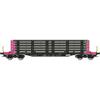 Albert Modell H0 On Rail Rungenwagen Smnps, schwarz/pink, mit Ladung, Ep. VI