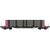 Albert Modell H0 On Rail Rungenwagen Smnps, schwarz/pink, mit Ladung, Ep. VI