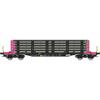 Albert Modell H0 On Rail Rungenwagen Smnps, schwarz/pink, mit Ladung, Ep. VI