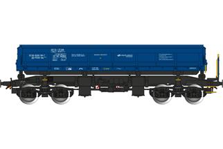 Albert Modell H0 PKP Cargo International Seitenkippwagen Uas, blau, Ep. VI