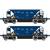 Albert Modell H0 PKP Cargo Schüttgutwagen-Set Facc, blau, Ep. VI, 2-tlg. *komplett vorreserviert*
