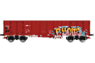 Albert Modell H0 Rail Cargo Hungaria Hochbordwagen Eaos, rot mit Graffiti, Ep. VI *werkseitig ausverkauft*