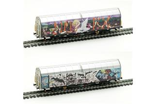 Albert Modell H0 SBB Schiebewandwagen Hbbillns, Graffiti - NOFX, Ep. VI *werkseitig ausverkauft*