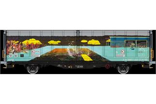 Albert Modell H0 SBB Schiebewandwagen Hbbillns, Graffiti - NOFX, Ep. VI *werkseitig ausverkauft*