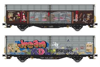 Albert Modell H0 SBB Schiebewandwagen Hbbillns, Graffiti - The Cargo Guestbook, Ep. VI