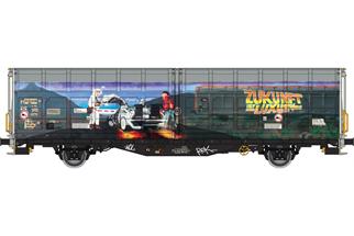 Albert Modell H0 SBB Schiebewandwagen Hbbillns, Graffiti - Zukunft ist Luxus, Ep. VI *werkseitig ausverkauft*