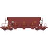 Albert Modell H0 SNCF Schüttgutwagen Tads, braun, Ep. V