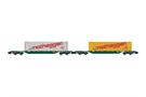Arnold N CEMAT Containerwagen-Set, 45'-Container Nothegger, Ep. V-VI, 2-tlg. *werkseitig ausverkauft*