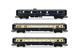 Arnold N CIWL Reisezug-Wagenset 1 Edelweiss Pullman Express, Ep. II, 3-tlg.