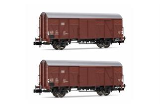 Arnold N DB gedecktes Güterwagen-Set Gs, Ep. IV, 2-tlg.